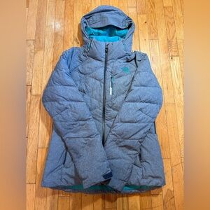 The North Face Women's gray and Blue Puffer Jacket #641
